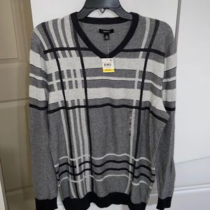 NWT Men’s Alfani Plaid Sweater